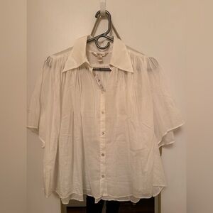 Banana Republic summer shirt 70% cotton 30% silk